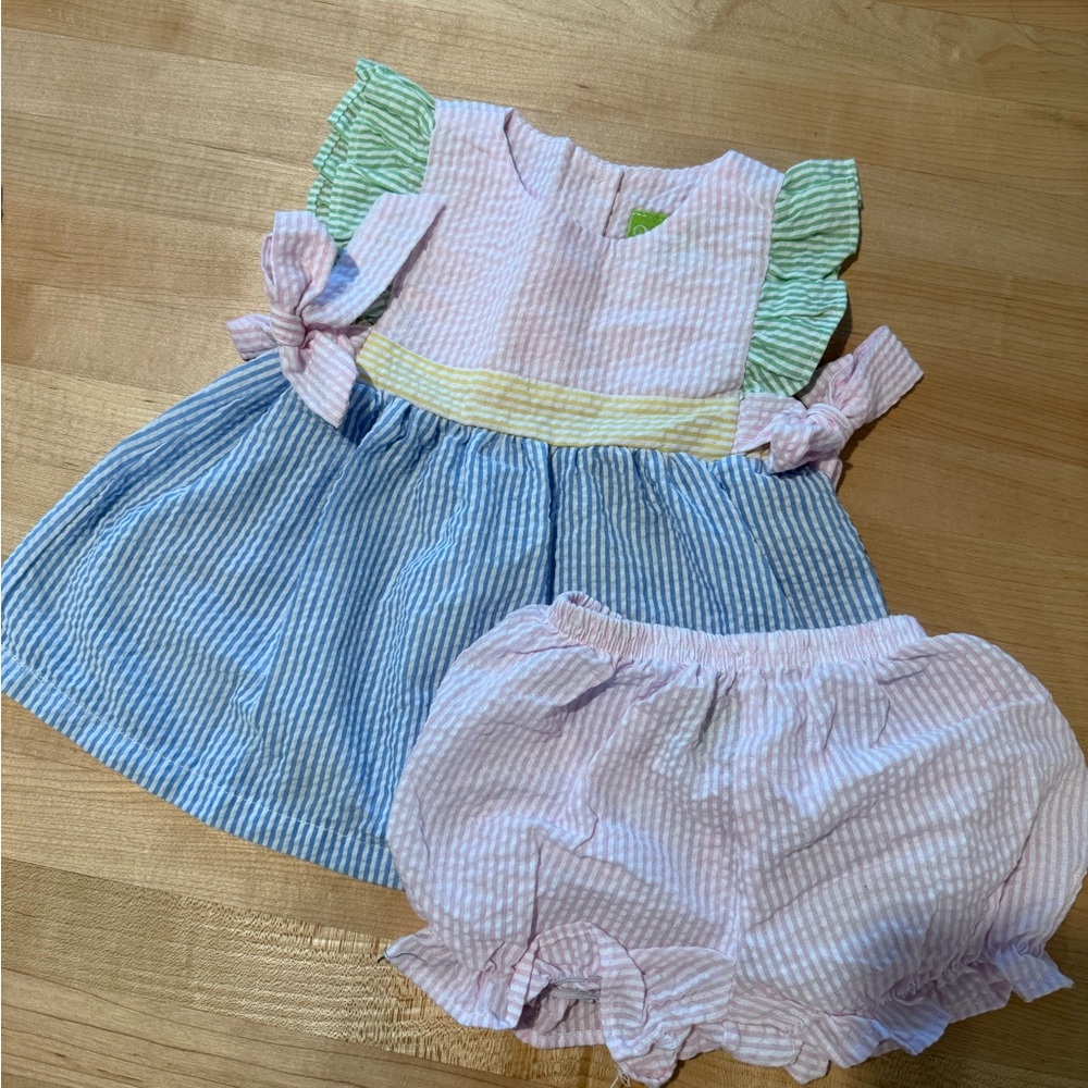 Colorful Seersucker Set